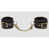 Черные наручники Bound to You Faux Leather Wrist Cuffs - Fifty Shades of Grey - купить с доставкой в Сыктывкаре