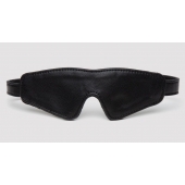 Черная плотная маска на глаза Bound to You Faux Leather Blindfold - Fifty Shades of Grey - купить с доставкой в Сыктывкаре
