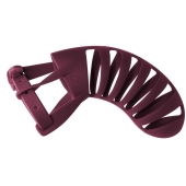 Мужской пояс верности бордового цвета Romello - Lola Games - купить с доставкой в Сыктывкаре