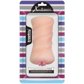 Телесный мастурбатор-вагина X-Basic Pocket Pussy без вибрации - Lovetoy - в Сыктывкаре купить с доставкой