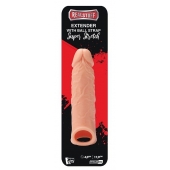 Телесная насадка EXTENDER WITH BALL STRAP 6.5 - 17 см. - Dream Toys - в Сыктывкаре купить с доставкой