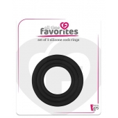 Набор из 3 эрекционных колец SILICONE COCKRINGS - Dream Toys - в Сыктывкаре купить с доставкой
