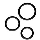 Набор из 3 эрекционных колец SILICONE COCKRINGS - Dream Toys - в Сыктывкаре купить с доставкой