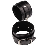 Черные оковы Classic Ankle Cuffs - Chisa - купить с доставкой в Сыктывкаре