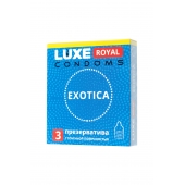 Текстурированные презервативы LUXE Royal Exotica - 3 шт. - Luxe - купить с доставкой в Сыктывкаре