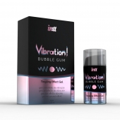 Жидкий интимный гель с эффектом вибрации Vibration! Bubble Gum - 15 мл. - INTT - купить с доставкой в Сыктывкаре