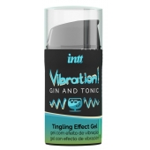 Жидкий интимный гель с эффектом вибрации Vibration! Gin   Tonic - 15 мл. - INTT - купить с доставкой в Сыктывкаре