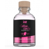 Массажный гель с согревающим эффектом Cotton Candy - 30 мл. - INTT - купить с доставкой в Сыктывкаре