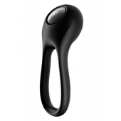 Черное эрекционное виброкольцо Majestic Duo - Satisfyer - в Сыктывкаре купить с доставкой