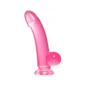 Розовый реалистичный фаллоимитатор Fush - 18 см. - A-toys купить с доставкой в интернет-магазине Orgasmix в Сыктывкаре Розовый реалистичный фаллоимитатор Fush - 18 см. - A-toys