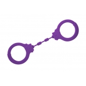 Фиолетовые силиконовые поножи Limitation - Lola Games - купить с доставкой в Сыктывкаре