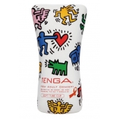 Мастурбатор-туба Keith Haring Soft Tube CUP - Tenga - в Сыктывкаре купить с доставкой