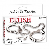 Металлические наручники Metal Leg Cuffs - Pipedream - купить с доставкой в Сыктывкаре