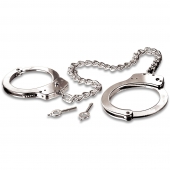 Металлические наручники Metal Leg Cuffs - Pipedream - купить с доставкой в Сыктывкаре
