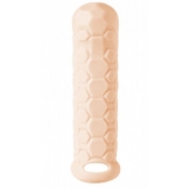 Телесный фаллоудлинитель Homme Long - 15,5 см. - Lola Games - в Сыктывкаре купить с доставкой