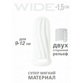Белый фаллоудлинитель Homme Wide - 11 см. - Lola Games - в Сыктывкаре купить с доставкой