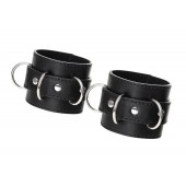 Черные наручники Anonymo на сцепке - ToyFa - купить с доставкой в Сыктывкаре