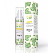 Разогревающее массажное масло Gourmet Spearmint Organic с органическими ингредиентами - 50 мл. - Exsens - купить с доставкой в Сыктывкаре