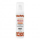 Разогревающее массажное масло Gourmet White Peach Organic с органическими ингредиентами - 50 мл. - Exsens - купить с доставкой в Сыктывкаре