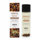 Органическое массажное масло TIGER EYE MACADAMIA - 100 мл. - Exsens - купить с доставкой в Сыктывкаре
