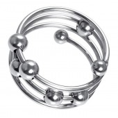 Большое металлическое кольцо под головку пениса - ToyFa - купить с доставкой в Сыктывкаре
