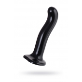 Черный стимулятор для пар P G-Spot Dildo Size L - 19 см. - Strap-on-me - в Сыктывкаре купить с доставкой
