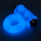 Голубое, светящееся в темноте эрекционное виброкольцо Lumino Play Vibrating Penis Ring - Lovetoy - в Сыктывкаре купить с доставкой