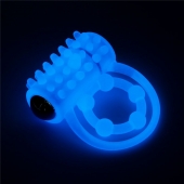 Голубое, светящееся в темноте виброкольцо Lumino Play Vibrating Penis Ring - Lovetoy - в Сыктывкаре купить с доставкой
