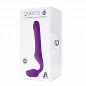Лиловый безремневой страпон Queens M - Adrien Lastic - купить с доставкой в Сыктывкаре