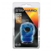 Голубое эрекционное виброкольцо Reusable 5 Function Cock Ring - Blush Novelties - в Сыктывкаре купить с доставкой