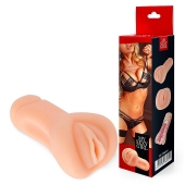 Телесный реалистичный мастурбатор в виде вагины - Bior toys - в Сыктывкаре купить с доставкой