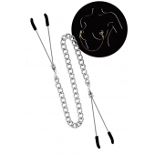 Регулируемые зажимы для сосков Sweet Caress Nipple Chain - Sweet Caress - купить с доставкой в Сыктывкаре