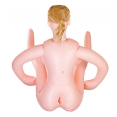 Надувная секс-кукла с реалистичной головой и поднятыми ножками - ToyFa - в Сыктывкаре купить с доставкой