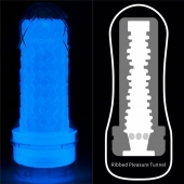 Светящийся в темноте мастурбатор Lumino Play Masturbator Ribbed - Lovetoy - в Сыктывкаре купить с доставкой
