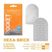 Карманный мастурбатор HEXA-BRICK - Tenga - в Сыктывкаре купить с доставкой