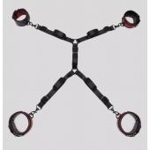 Изысканный набор фиксаций на кровати Reversible Under Mattress Restraint Set - Fifty Shades of Grey - купить с доставкой в Сыктывкаре