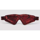 Двусторонняя красно-черная маска на глаза Reversible Faux Leather Blindfold - Fifty Shades of Grey - купить с доставкой в Сыктывкаре