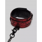 Красно-черные оковы Reversible Faux Leather Ankle Cuffs - Fifty Shades of Grey - купить с доставкой в Сыктывкаре