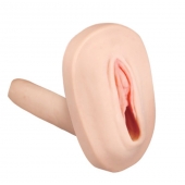 Мастурбатор-вагина с вибрацией и выносным пультом управления REALSTUFF SMOOTH   BALD - Dream Toys - в Сыктывкаре купить с доставкой