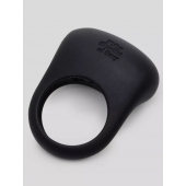 Черное эрекционное виброкольцо Sensation Rechargeable Vibrating Love Ring - Fifty Shades of Grey - в Сыктывкаре купить с доставкой
