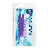 Закрытая фиолетовая насадка с пупырышками SAMURAI PENIS SLEEVE PURPLE - 14,5 см. - NMC - в Сыктывкаре купить с доставкой