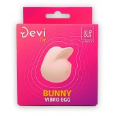 Розовое яичко-зайчик Bunny Vibro Egg - Devi