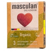 Экологически чистые презервативы Masculan Organic - 3 шт. - Masculan - купить с доставкой в Сыктывкаре