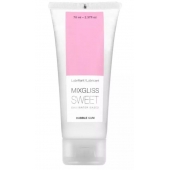 Смазка на водной основе Mixgliss Sweet с ароматом бабл-гам - 70 мл. - Mixgliss - купить с доставкой в Сыктывкаре