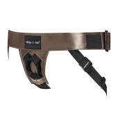 Бронзовый пояс для насадок Curious Harness - Strap-on-me - купить с доставкой в Сыктывкаре
