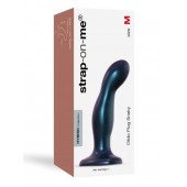 Темно-синяя насадка Strap-On-Me Dildo Plug Snaky size M - Strap-on-me - купить с доставкой в Сыктывкаре