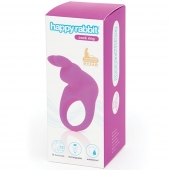 Фиолетовое эрекционное виброкольцо Happy Rabbit Rechargeable Rabbit Cock Ring - Happy Rabbit - в Сыктывкаре купить с доставкой