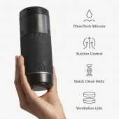 Черный мастурбатор с контролем всасывания Arcwave Pow Stroker - Arcwave - в Сыктывкаре купить с доставкой