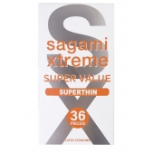 Ультратонкие презервативы Sagami Xtreme Superthin - 36 шт. - Sagami - купить с доставкой в Сыктывкаре
