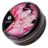 Массажная свеча Rose Petals с ароматом розы - 30 мл. - Shunga - купить с доставкой в Сыктывкаре
